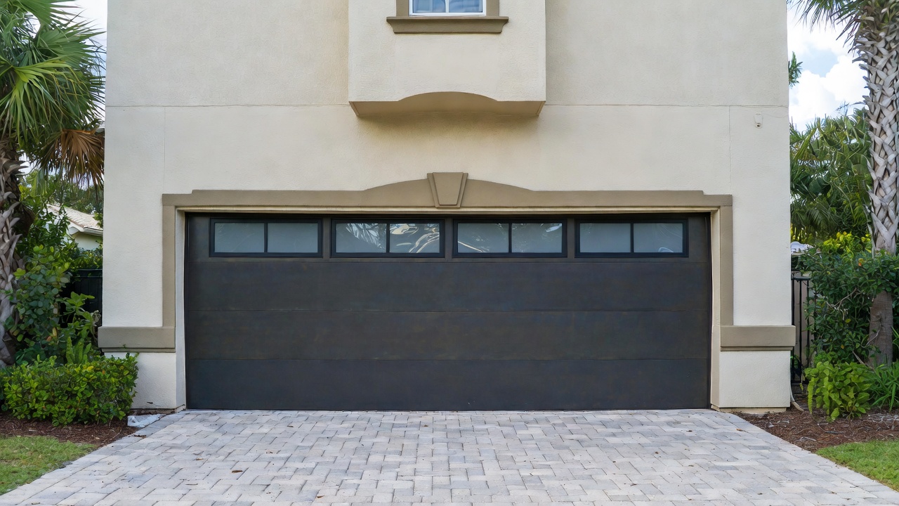 Hurricane garage door guide